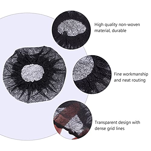 ibasenice 100pcs Nonwoven Microphone Covers Disposable Ktv Karaoke Mic Protector Ultra-thin Saliva Shield for Voice Tube Easy to Use for Events and Performances