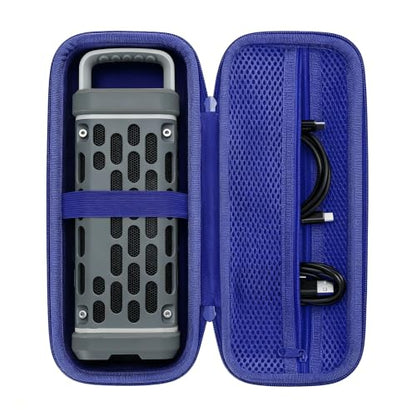 Hard Travel Case Compatible with Turtlebox Ranger Loud Outdoor Portable Bluetooth 5.4 Speaker, Hard Carrying Case with Handle, Shockproof Protective Speaker Storage Bag (Only Case) (blue) - color: blue