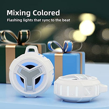 EBODA Bluetooth Shower Speaker, IPX7 Waterproof Portable Wireless Small Speakers, Floating, 24H Playtime for Home, Beach, Pool, Kayak, Hiking, Boat Accessories, Gifts for Boys, Girls