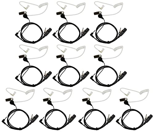 2.5mm Walkie Talkie Earpiece Compatible with Motorola Talkabout T200 T400 T600 T800 T260TP MH230R MR350R FRS/GMRS MS350R MT350R MG160A MH230TPR MS350R MJ270R 1-pin (10 Pack)
