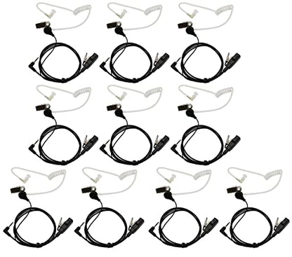2.5mm Walkie Talkie Earpiece Compatible with Motorola Talkabout T200 T400 T600 T800 T260TP MH230R MR350R FRS/GMRS MS350R MT350R MG160A MH230TPR MS350R MJ270R 1-pin (10 Pack)