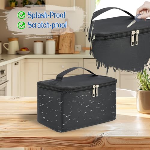 Digital Hand Mixer Carrying Bag for KitchenAid,Carrying Bag with Handle for Kitchen Aid 5/6/ 7/9 Ultra Power Speed Hand Mixers,Portable Travel Storage Case for Kitchen Aid Mixer Accessories(Box Only)