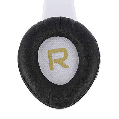 PowerLocus Bluetooth Over-Ear Headphones, Wireless Stereo Foldable Headphones Wireless and Wired Headsets with Built-in Mic, Micro SD/TF, FM for iPhone/Samsung/iPad/PC (Black/White) - color: Black/White