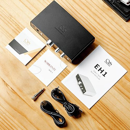 Shanling EH1 Compact Desktop DAC & Headphone Amplifier (Black) - color: Black, style: Compact Desktop DAC