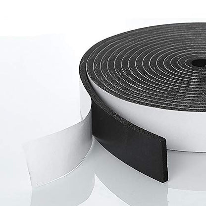 Foam Insulation Tape self Adhesive,2In x1/4In x 13Ft Weather Stripping for Doors and Windows,Sound Proof soundproofing Door Seal,Weatherstrip,Pipe Cooling, Air Conditioning Seal Strip - size: 2 in x 1/4 in x 13 ft