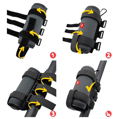 Portable Speaker Mount Strap Holder - Compatible for JBL Bluetooth Speaker Flip Charge Series Heavy Duty Anti-Slip Design for Golf Cart, Bike, ATV, UTV, Motorcycle