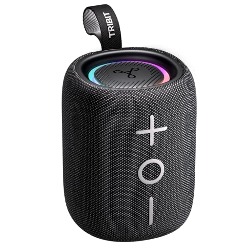 Tribit StormBox Mini+ Portable Bluetooth Speaker, 12W, 360° Sound, Black - color: Black