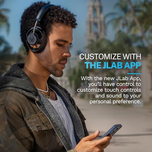 JLab JBuds Open Wireless Headphones – Open-Ear, Comfortable All-Day Fit, 24+ Hour Playtime, Immersive Sound, Bluetooth Headphones with App Control, Black - color: Black