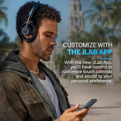 JLab JBuds Open Wireless Headphones – Open-Ear, Comfortable All-Day Fit, 24+ Hour Playtime, Immersive Sound, Bluetooth Headphones with App Control, Black - color: Black