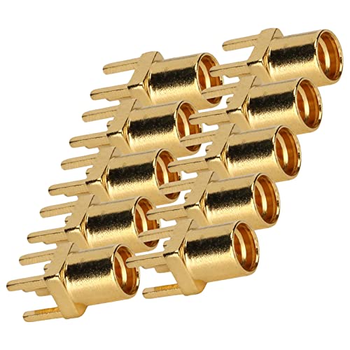 10PCS MMCX Female Connectors 4 Pin Solder Type for PCB Antenna Earphone Repair