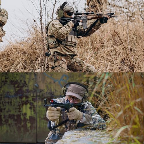 Tactical Walkie Talkie Sound Pickup Noise Reduction Headphones Hunting Shooting Airsoft Earmuffs Shooting Ear Protection Mic Microphone Earpiece for Motorola APX 6000 6000r 6000li 60000xe