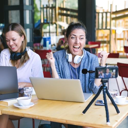 SUPVOX USB-C Condenser Microphone for Phone & PC, Plug & Play Mini Microphone with Noise Reduction Sponge Cover, for Live Streaming, Gaming, Recording, Podcast, Online Meetings