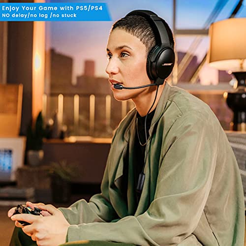 Detachable Mic for Bose QuietComfort 35 II, QC35 II, QC35 Gaming Headphones | 2.5mm Boom Microphone with Mute Switch for Xbox One, PS4, PS5, PC