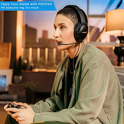 Detachable Mic for Bose QuietComfort 35 II, QC35 II, QC35 Gaming Headphones | 2.5mm Boom Microphone with Mute Switch for Xbox One, PS4, PS5, PC