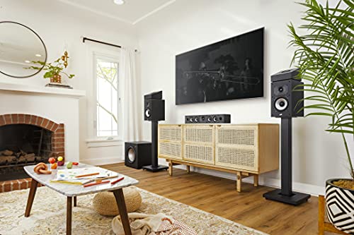 Polk Audio Monitor XT90 Height Speaker Pair for 3D Sound, Midnight Black - style: Hi-Res Height Speaker (XT90)