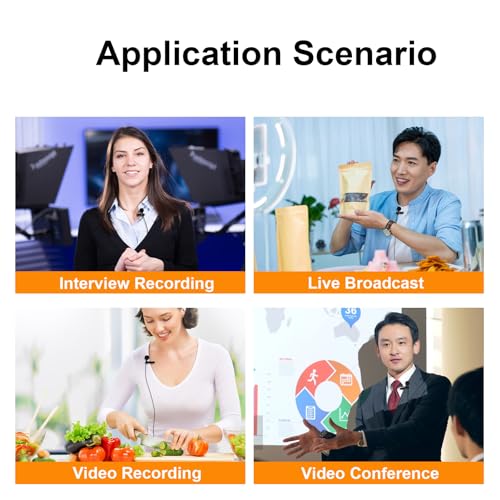Omnidirectional Lavalier Microphone for UWP V1/D11/D21 Microphone System (Black)