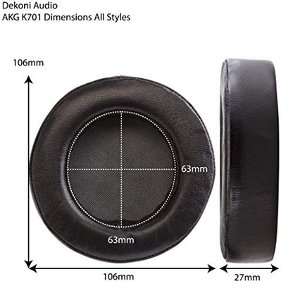 Dekoni Audio Elite Earpads for AKG K702, K701 Headphones (Elite Velour) - color: Elite Velour