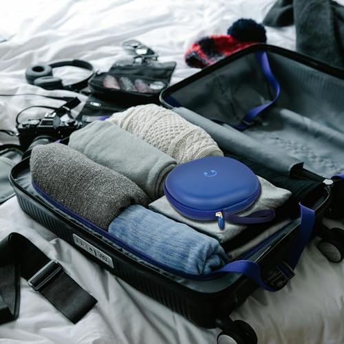 Comecase Headphone Case for JBL Tune 770NC，for JBL Live, 770NC, 660NC, 650B | Adjustable Divider, Cable Space and Carry Handle for Commuting, Gym and Travel, Students and Music Lovers, Case Only - Blue - color: Dark Blue