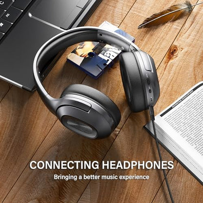 Right Angle 2.5mm Audio Aux Cable，90 Degree 2.5mm Male to Male TRRS Stereo Headset Headphone Jack Connector Cable for Headset Headphone Microphone（1.8M）