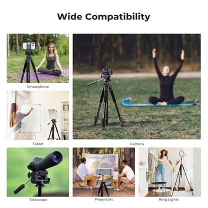K&F CONCEPT 68" Camera Tripod Lightweight Portable DSLR Tripods