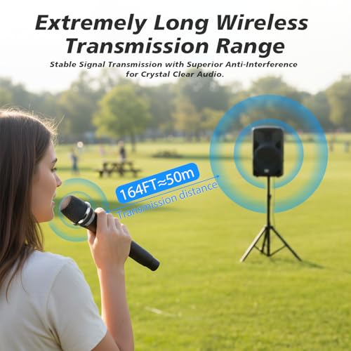 Universal Rechargeable Handheld Wireless Microphone