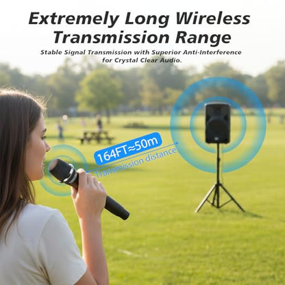 Universal Rechargeable Handheld Wireless Microphone
