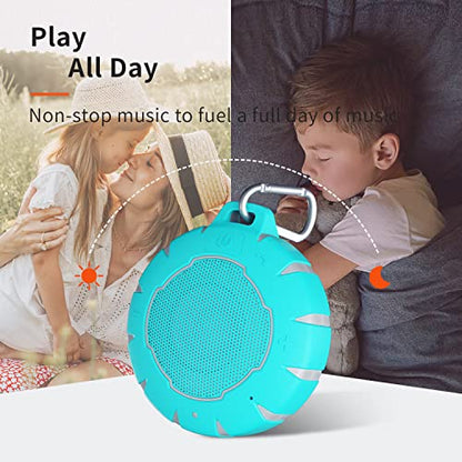 HEYSONG Waterproof Shower Bluetooth Speaker, Durable & Portable with Clear Sound, Ideal for Shower, Pool, Beach & Kayaking – Great Gift for Teen Women & Men - color: Mint Green