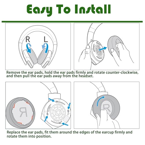 Replacement Earpads Cushion Compatible with AW510H AW310H 7.1 PC Gaming Headset, Cooling Gel and Memory Foam Ear Pads