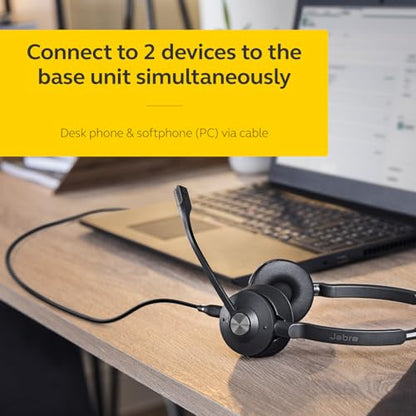 Jabra Engage 65 SE (Second Edition) Wireless Dual-Ear Headset, Black - style: Dual-Ear