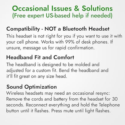Leitner LH270 Premium Lite 2-in-1 Wireless DECT Headset for Office Phones - size: Single-Ear