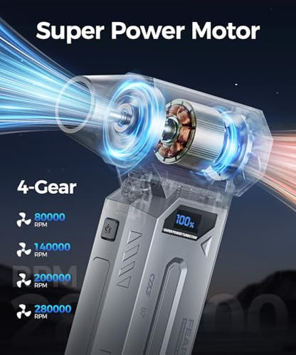 Compressed Air Duster-280000 RPM Electric Air Duster