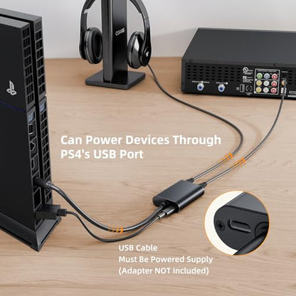 ANDTOBO 【Upgraded Digital Toslink Fiber Optical Splitter 1 in 2 Out Audio Adapter Cable【Signal Enhancement】 for Television