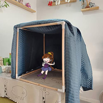 Portable Sound Recording Vocal Booth,Desktop Soundproof Booth,Recording Studio Equipment,With Wooden Stand,soundproof Blanket,Decreasing Noise,for Recording Studio, Podcasts, Singing