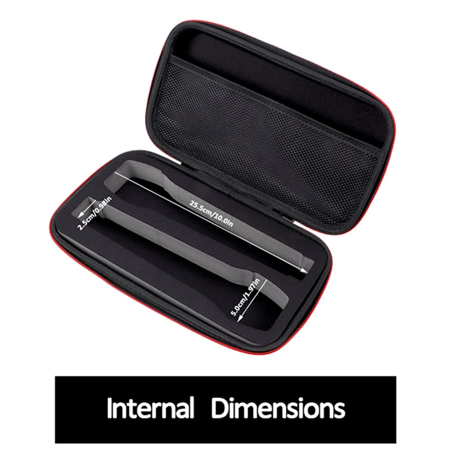 Vaguelly Case: Hard EVA Case for Handheld Dual Mic Bag Hard Carrying Travel Case