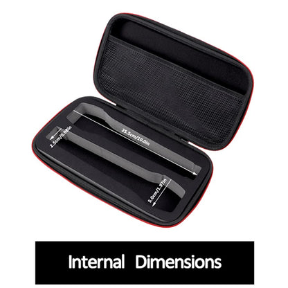 Vaguelly Case: Hard EVA Case for Handheld Dual Mic Bag Hard Carrying Travel Case