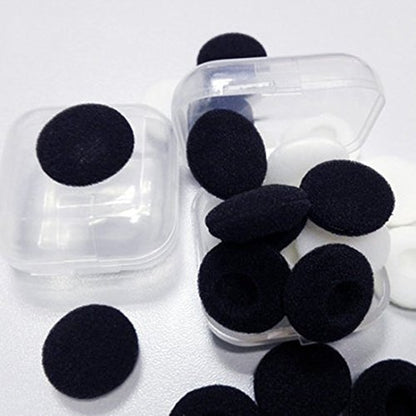 uxcell 100 Pcs Black Sponge Earbud Headphone Cap Ear Pads Cover Replacement