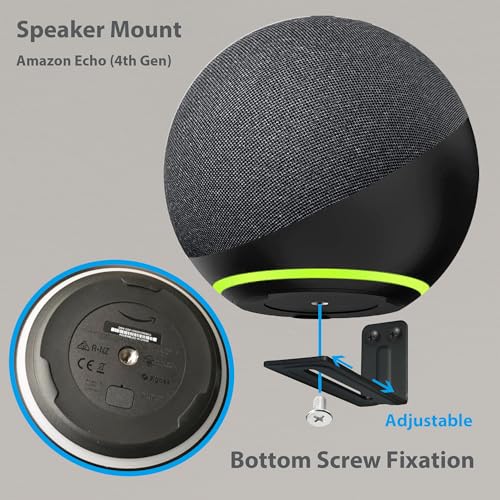 TERDEWE Soundbar Wall Mount Bracket - Works with All Soundbars Including Samsung, Vizio, LG, & More - Depth Adjustable for Dolby Atmos Soundbars，Soundbar Mount Shelf