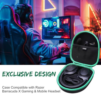 Case for Razer Barracuda X Wireless Gaming & Mobile Headset | Hard Carrying Travel Case for Razer Barracuda X Wireless Gaming & Mobile Headset