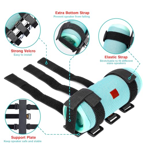 Portable Bike Speaker Mount for Bluetooth Wireless Speakers