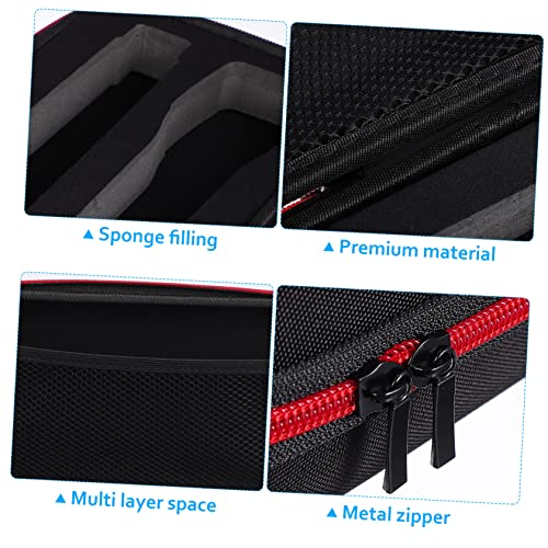 Garneck Microphone Bag Compatible Storage Bags for Spark Rod Holders Padded Case Sponge Zippered Cover Windscreen Covers Included