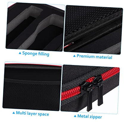 Garneck Microphone Bag Compatible Storage Bags for Spark Rod Holders Padded Case Sponge Zippered Cover Windscreen Covers Included