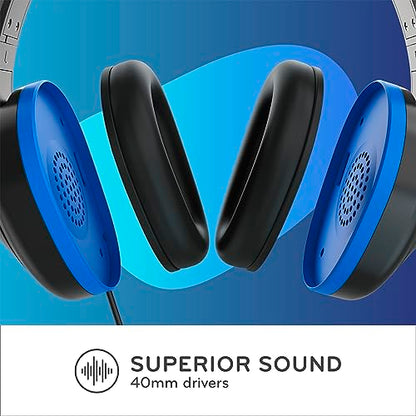 TWT Audio REVO TW300 Premium Over-Ear Wired Headphones - 3.5mm Jack | Noise Reducing, Durable, For Classrooms, School, Students, Teachers, Universal Device Compatibility - size: 1 Pack
