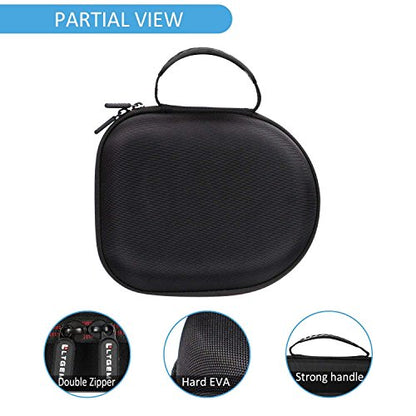 Case for Audio-Technica ATH-M20x/Raycon/JBL/Sony/Anker Headphone Black | Carrying Travel Headphone Case Hard Shell for Over Ear Headphone - color: Black