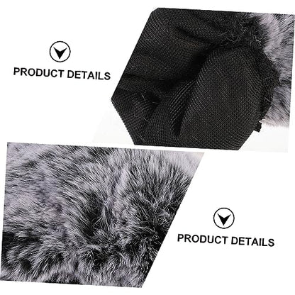 Hemoton Artificial Wool Wind Muff Microphone Cover for Videomic Pro Pro Windshield for