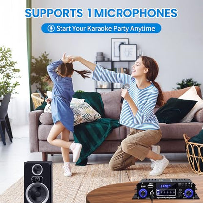 S-288 Bluetooth 5.0 4-Channel Amplifier, 40W x 4 - color: S-288