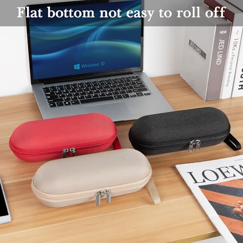 Geekria Shield Speaker Case Compatible with Beats Pill Case Cover, Replacement Hard Shell Portable Speaker Protective Carrying Bag with Keychain Hook (Gold) - color: Gold