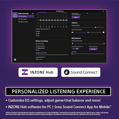 Sony INZONE Buds Wireless Noise Cancelling Gaming Earbuds, Glass Purple | Perfect for PlayStation® 5, PC/PS5/Switch/Mobile, 48Hr Battery with Case, Low Latency 2.4GHz USB-C Dongle, Truly Wireless