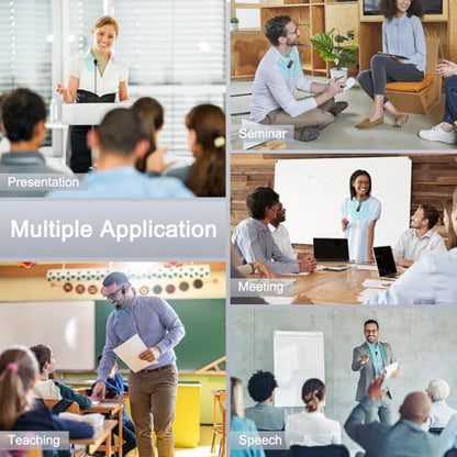 KIMAFUN Wireless Lavalier Microphone System, Wireless 2.4GHz Lapel Mics Handheld Mic 2 in 1 for Teaching, Teachers, Speech, Tour Guiding, Speaker, Amplifier, PA System, Broadcast, KM-G70(1TX1RX) | for Teaching, Teachers, Speech, Tour Guiding, Speaker, Amp