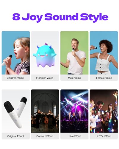 Tesla Karaoke Microphone for Tesla with Portable Case, Car Karaoke Microphone with USB A Receiver for Tesla Model Y/3/S/X, Wireless Singing Mic with 3.5mm Jack for Cars, Speakers, 1 Mics