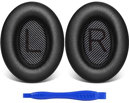 Earpads for Bose Quiet Comfort QC 35 / QC35 ii / QC25 / QC15 Headphone - color: Black